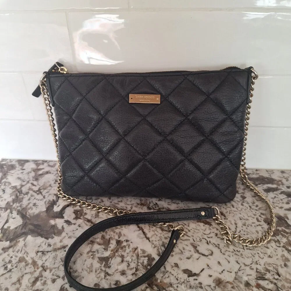 Kate‎ Spade  Leather Quilted crossbody